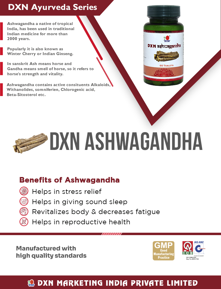 DXN ASHWAGANDHA  Tablets 60's